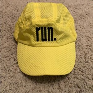 Yellow mesh running cap!